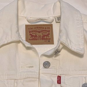 Levi’s White Denim Jacket